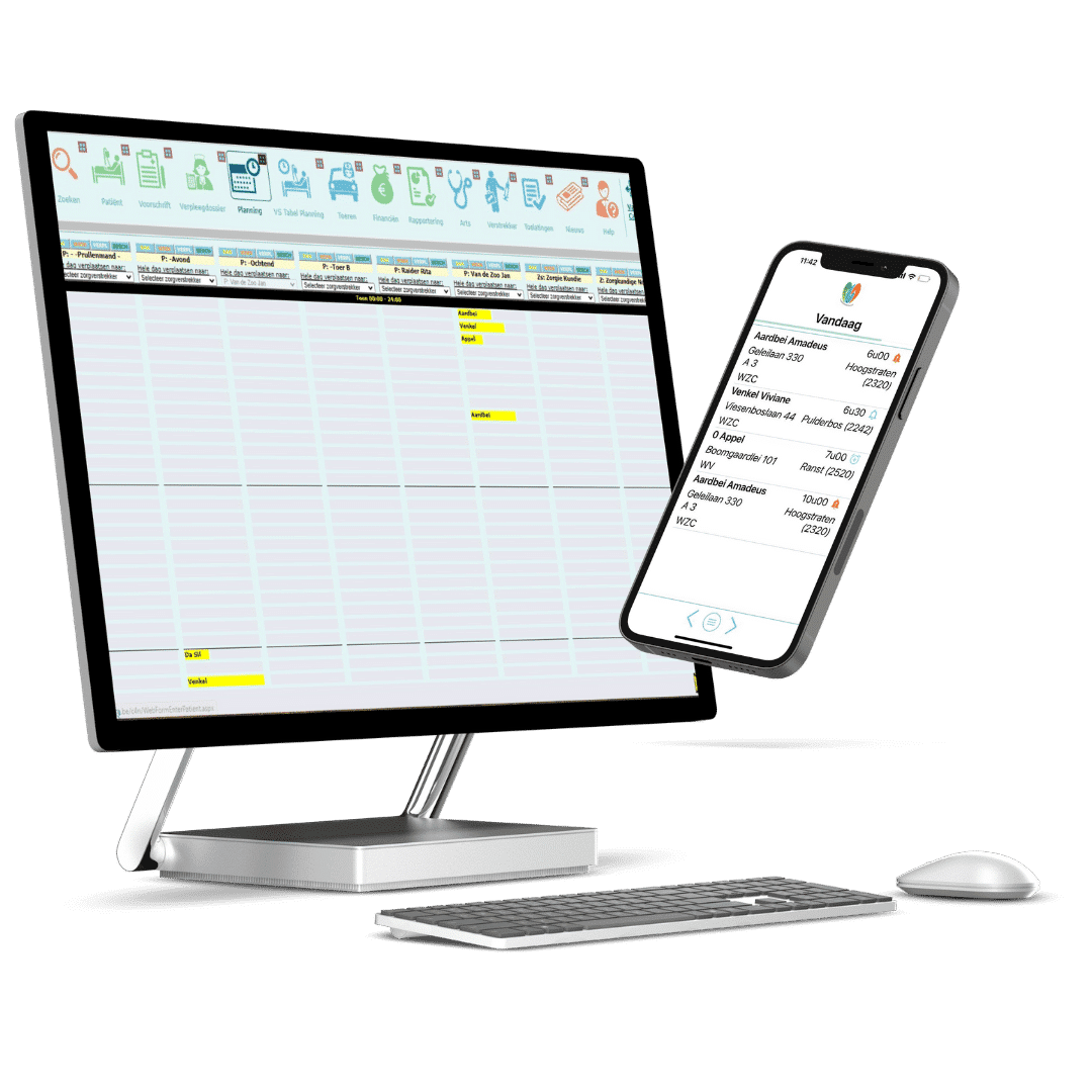 Care4Nurse screens